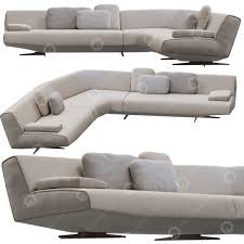 sofa poliform sydney 3d model