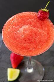 Could it be any better? Frozen Strawberry Daiquiris Recipe By The Redhead Baker