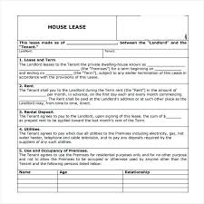 House Lease Agreement House Lease Agreement Format California House