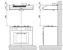 cooker hood what is the right height