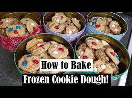 how to bake frozen cookie dough you