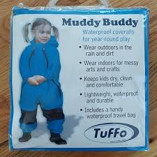Tuffo Toddler Muddy Buddy Coverall Nwt