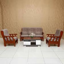 highback teakwood sofa set in