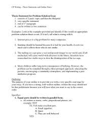 Thesis Statement Examples For Research Paper History Papers
