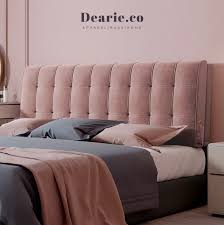 Bed Headboard Cushion Luxury Fabric