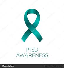 ptsd awareness ribbon post traumatic