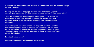 Windows detects an error it cannot recover from without losing this stop code indicates a driver tried to access a certain area of memory when it should not have for more information, refer to cyberpowerpc article, how to repair the windows blue screen error. Fix Blue Screen Of Death Bsod Errors In Windows 7