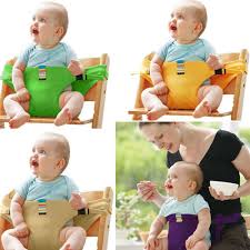 baby dining chair with seatbelt