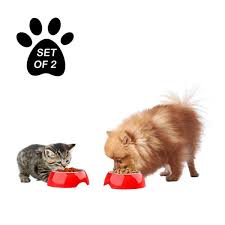 Maybe you would like to learn more about one of these? Pet Trex 6 Oz Plastic Food And Water Bowls For Dogs Or Cats With Stainless Steel Inserts And Non Slip Feet In Red Set Of 2 104959bsg The Home Depot
