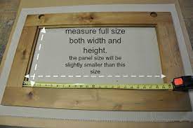 measuring glass for cabinet doors diy
