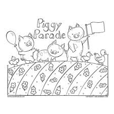 This parade of decorative pots is just waiting for you to use your own artistic flair to bring them to life! Piggy Parade Page To Color