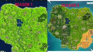 Evolution of the fortnite map from season 1 to season 11 the fortnite map has changed extremely since the release of fortnite. Evolution Of The Fortnite Map Season 1 To Season 5 Youtube