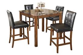 From sofas to dining room sets, ashley products can last for years, thanks to their focus on quality. Theo Counter Height Dining Table And Bar Stools Set Of 5 Ashley Furniture Homestore