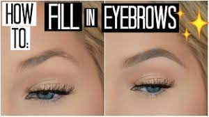 how to shape your eyebrows with makeup