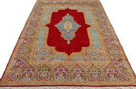 9x13 red kerman hand knotted wool