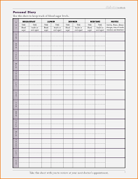 Rational Blood Sugar Log Chart Printable Insulin Chart For