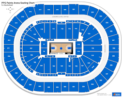 ppg paints arena basketball seating