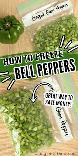 how to freeze peppers learn how to