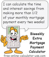 Biweekly Extra Mortgage Payment Calculator With Amortization