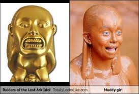 Raiders of the lost ark is the now classic 1981 adventure film directed by steven spielberg and produced by george lucas. Raiders Of The Lost Ark Idol Totally Looks Like Muddy Girl Totally Looks Like