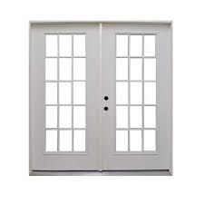 White Primed Steel Patio Door