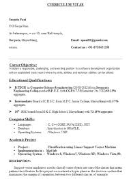 Computer Science Resume Format Bsc  Resume Helper Teachers Sample     Resume Data Science Templates