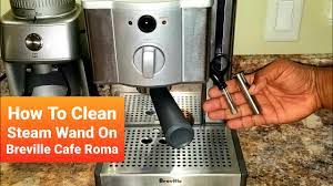how to clean steam wand on breville