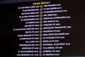 Champions League And Europa League Draw Live Round Of 16 32