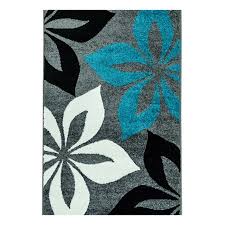 Special deals on 3x5 outdoor rugs. Ladole Rugs Turquoise Grey Black Flowers Indoor Outdoor Rug Mat Carpet Runner For Living Bed Room Entry Way Patio Small Medium Large Non Slip Skid Size 3x5 4x6 5 X 8 7