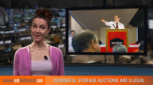 wrongful self storage auctions