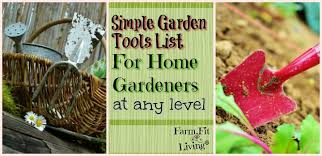 Simple Garden Tools List For Home