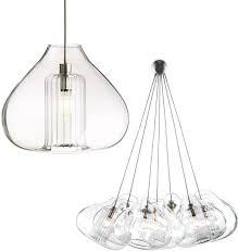 Tech Cheers Clear Glass Low Voltage Halogen Art Glass Pendant Light Tch Cheers