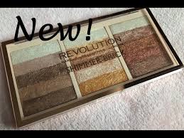 makeup revolution shimmer brick palette