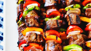 grilled steak kebabs