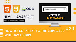 javascript copy to clipboard