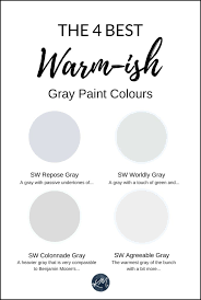 Warm Gray Quasi Greige Paint Colours