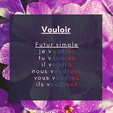 The French Doctor French Linguistic Center - Conjuguer un verbe : Vouloir - Futur  simple #MotivationMonday, #French | Facebook