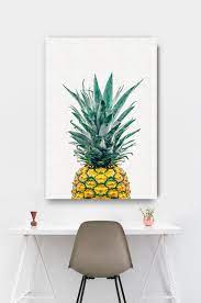 Pineapple Wall Art Modern Kitchen Decor