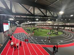 first ever indoor track and field meet