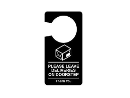 Origindesigned Please Leave Deliveries on Doorstep Door - Etsy UK