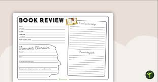 book review worksheet teach starter