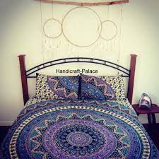 Indian Mandala Star Bed Sheet Queen