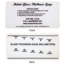 measure glass thickness