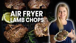 air fryer lamb chops easy recipe with