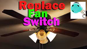how to replace ceiling fan sd switch