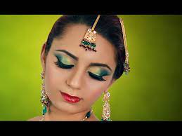 jade green gold indian bridal