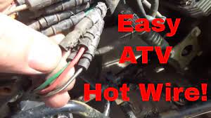 how to hot wire an atv start a