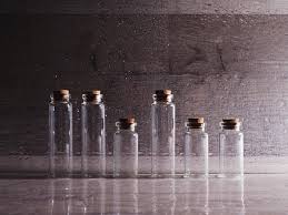Small Glass Bottles With Cork Lid