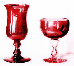 Collectible Vintage Ruby Glass Its