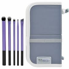 makeup brushes 2 in 1 pouch set